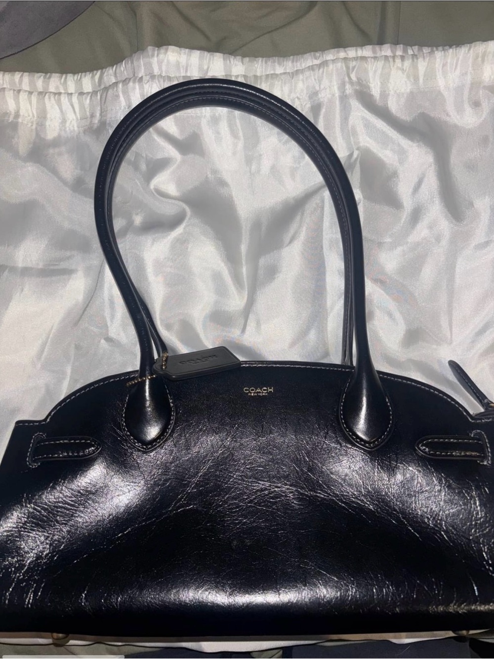 Glazed Leather Empire Caryall 34